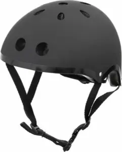 Mini Hornit Stealth Half Helmet Hard Shell Construction Matt Black Grey Size 48-53cm