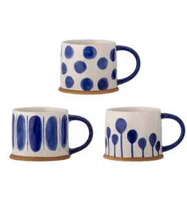 Lumarko Creative Collection Linora Mug, Blue, Stoneware