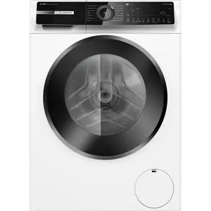Front loaded washing machine Bosch WGN264AESN with 11 kg capacity, 1400 rpm spin speed, energy rating A, display, Wi-Fi, and white finish