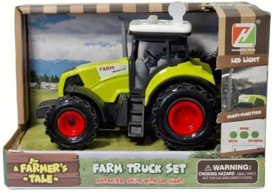 Swede traktors ar gaismas un skaņas