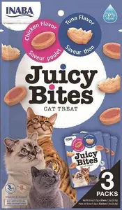 Лакомство для кошек Inaba Foods Churu Juicy Bites Курица и Тунец 33.9г