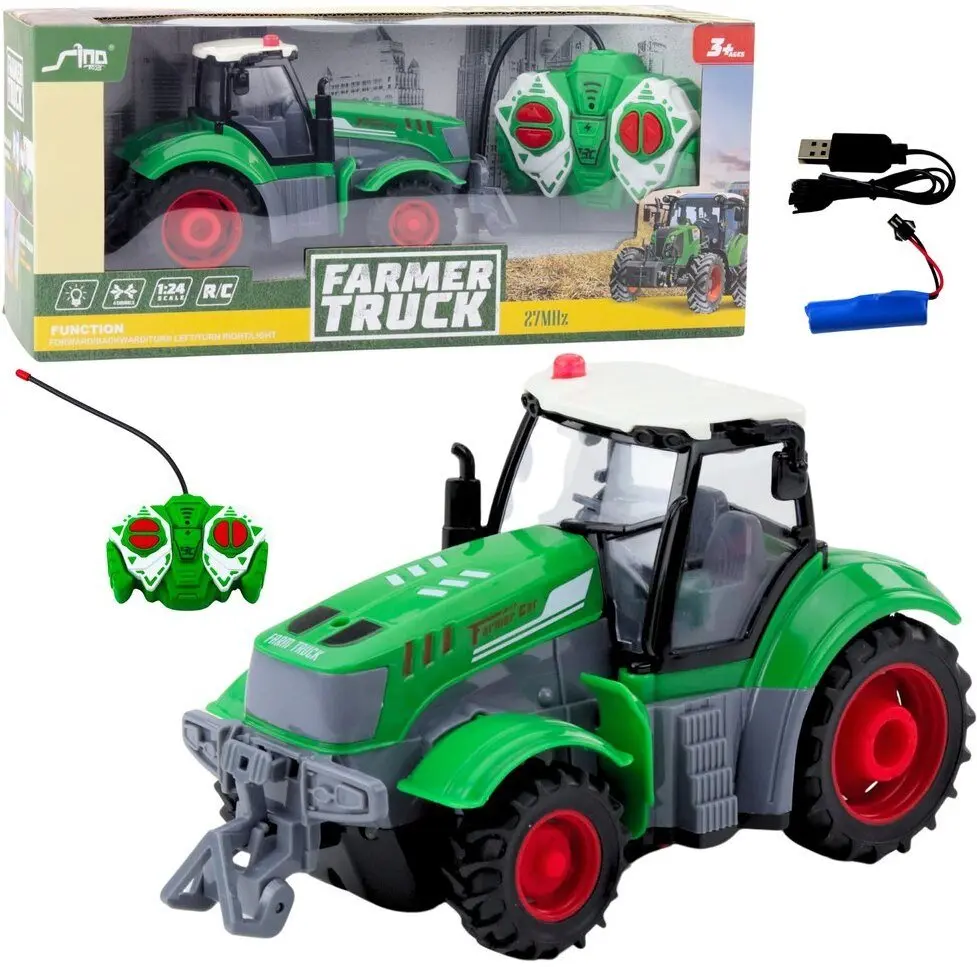 LEANToys 25062 Lauksaimniecības traktors ar tālvadību
