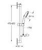 GROHE Tempesta 110 Dušas sistēma Hromēts Photo 5