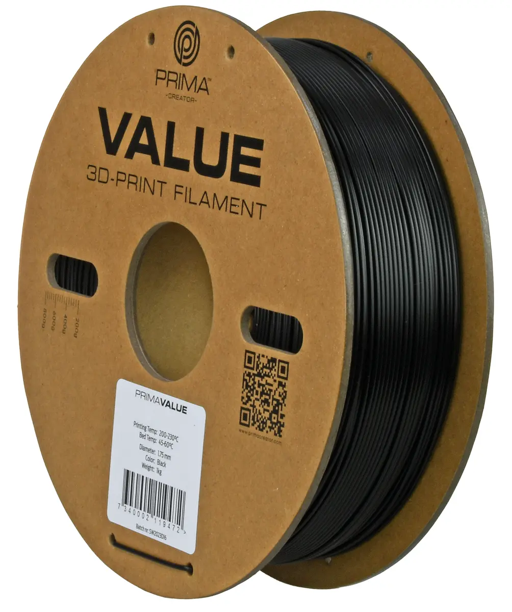 Flashforge 3D Prima 12812 PETG 3D Printing Material Black 1 kg Photo 4