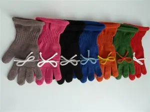 KNITAS vilnas cimdi ar vienu slāni un pagarinātu manšeti izmērs 5-7