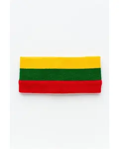 Galvas saite KNITAS National Colors 876 Izmērs 52-56 Sarkans Dzeltens Zaļš