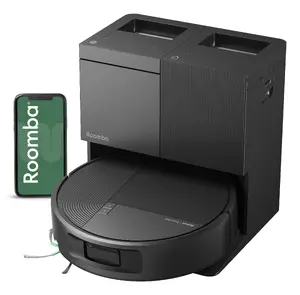 iRobot Roomba Plus 615 Combo Robot Vacuum Cleaner and Mop Black 1 L Bagless 180 min Runtime