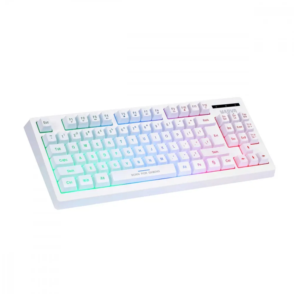 Игровой набор Marvo LOOT 30 White клавиатура мышь коврик Photo 6