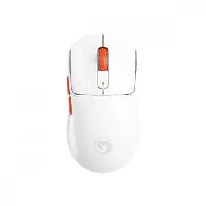 Беспроводная игровая мышь Marvo NIRO 60W Белая Три режима Сенсор Pixart PAW3311 8000 DPI 53г