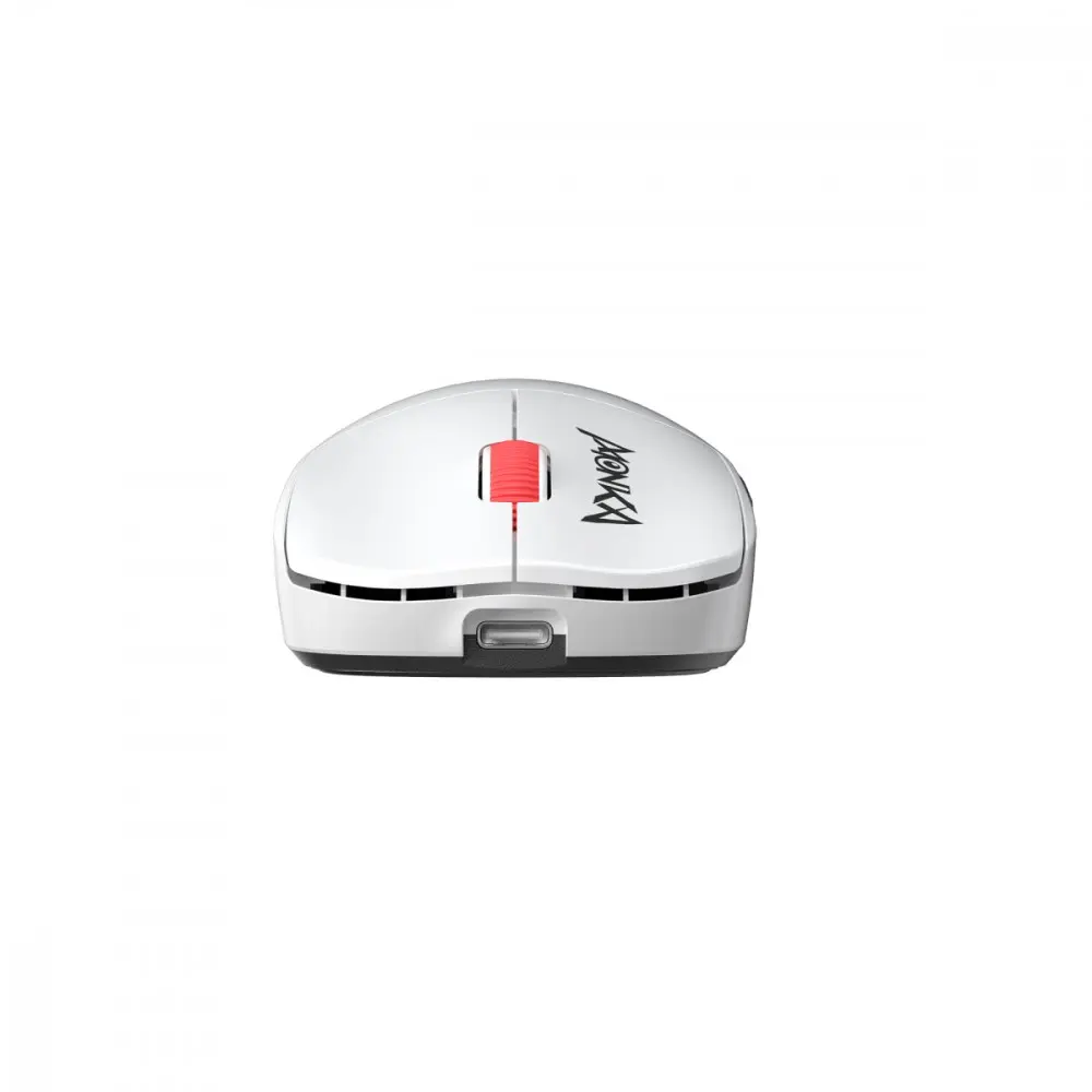 Monka Prime G997W Wireless Gaming Mouse White Photo 3