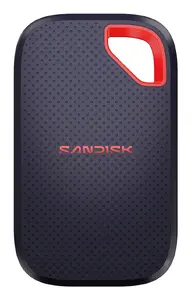 SanDisk Extreme Portable SSD V3 2 TB USB Type-C USB 3.2 Gen 2x2 Red Blue