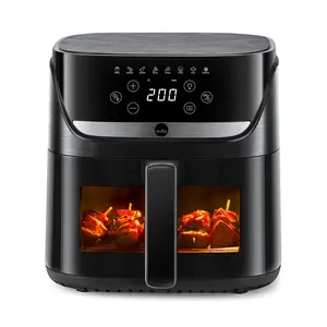 Wilfa AF5B-60P Karstā gaisa friteris Viens 6 L 1700 W Melns Skārienvadība