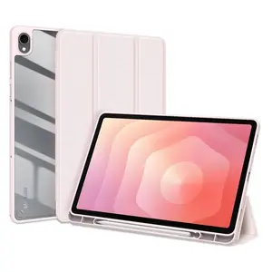 Dux Ducis Galaxy Tab S11 Toby Tri-Fold Smart Folio Case Pink
