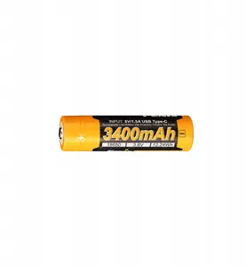 Fenix ARB-L18U V3.0 Uzlādējams Akumulators 18650 3400 mAh ar USB Pieslēgvietu