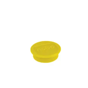 NOBO Board Magnet 13 mm Yellow 10 Pack