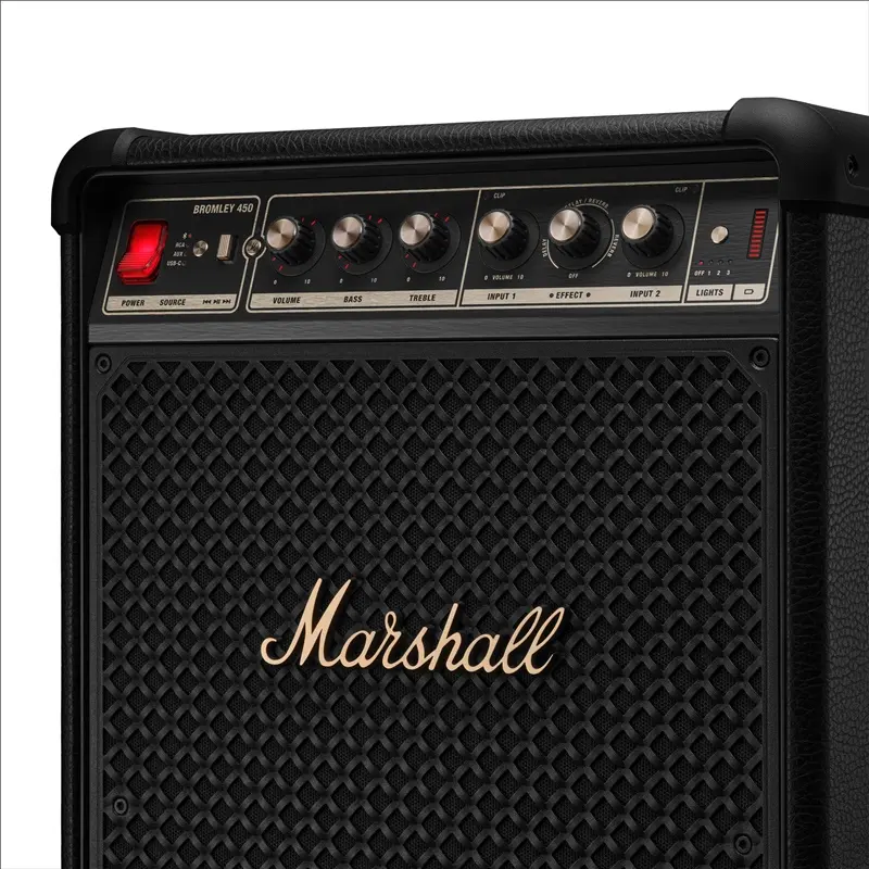 Колонка Marshall Bromley 450 Black And Brass Photo 2