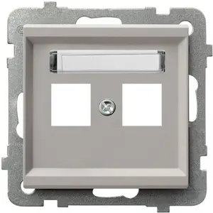 Ospel SONATA GPK-2R/p/82 Cashmere Straight Dual Keystone Jack Housing