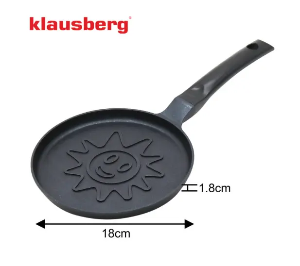 Блинная сковорода Klausberg KB 7972 18 см Photo 3