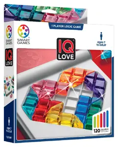 Smart Games IQ Love 3D puzle vecumam no 7 līdz 99 gadiem ar spēles ilgumu 10 minūtes