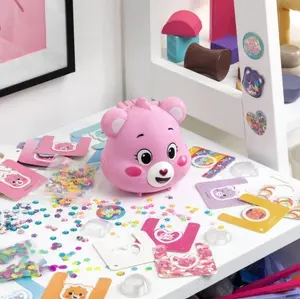 Epee Care Bears 3D sticker maker pink bear toy crafting set