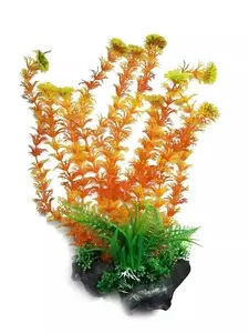 Terra Natura Aqua Natura mākslīga akvārija auga hlorella plastmasa oranža 38 cm