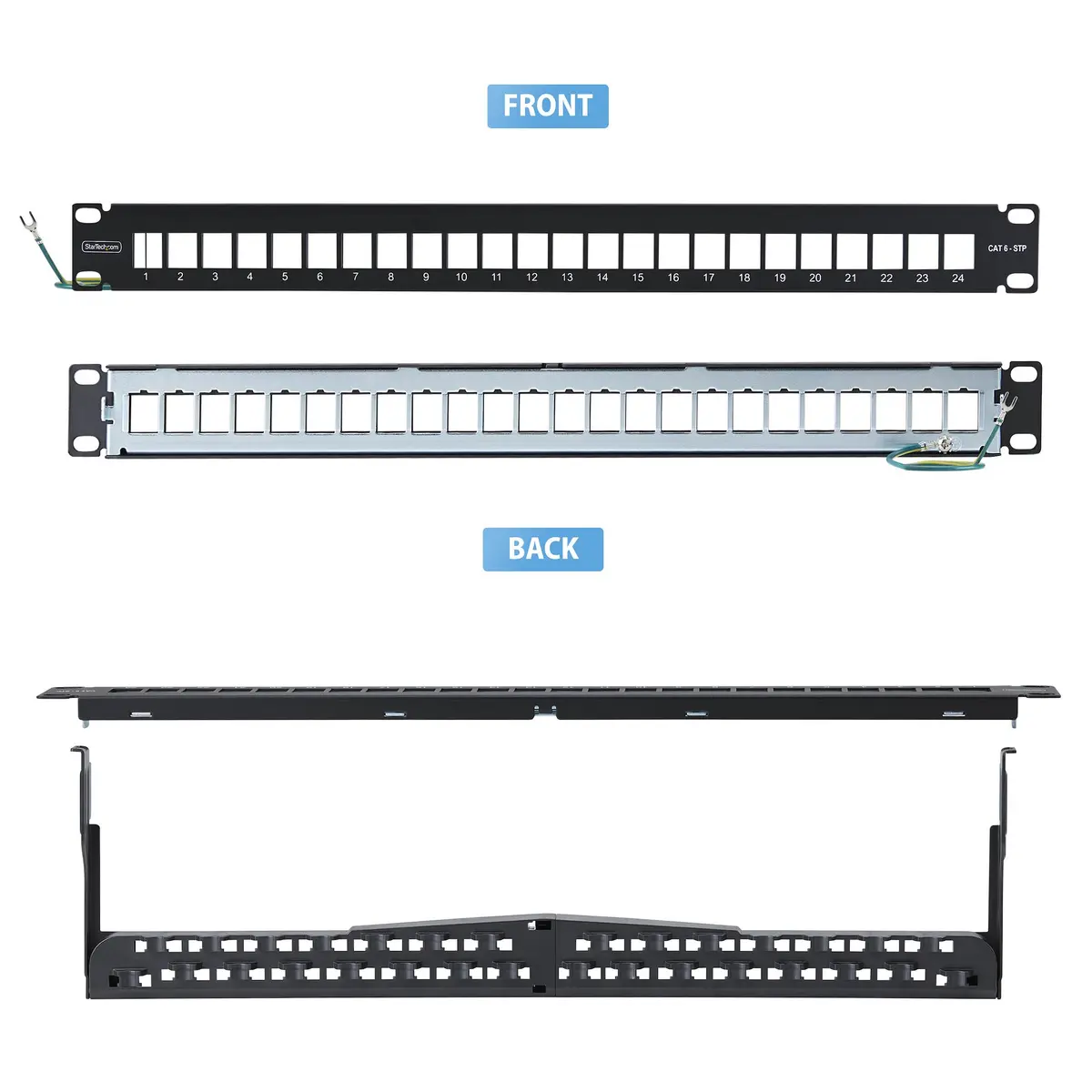 StarTech C6PANELSTP241U Patch Panel Photo 3