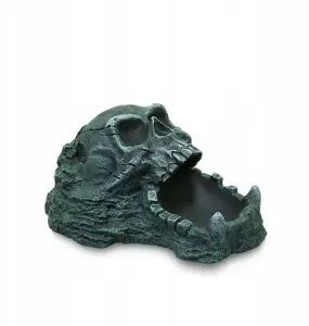 Terra Natura Terārija dekoratīvā bļoda ar galvaskausu 20cm