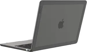Incipio Incase Edge Cietais futrālis ar Makrolon 13 collu MacBook Air M2 M3 2022-2024 Melns