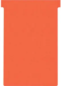 Nobo T-Card Size 4 Red 100 pcs