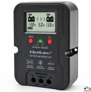 Qoltec 24V Battery Voltage Balancer for 2x12V AGM GEL LiFePO4 Batteries 5A