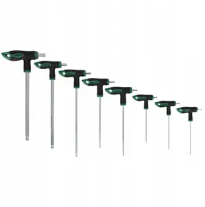 Stalco S-56252 Комплект двусторонних шестигранных ключей с шаровым наконечником из стали S2 8 элементов от 2 до 10 мм