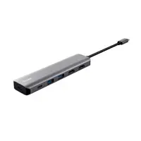 TRUST Dalyx USB-C Multiport Adapter Grey Photo 2