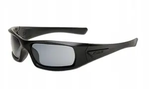 Brooks ESS - 5B - Black Frame Polarized Mirrored Gray Len (9761)