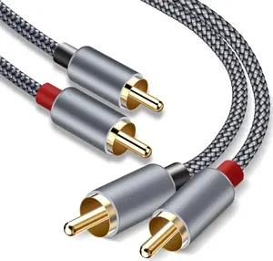 Kabel Reagle RCA (Cinch) x2 - RCA (Cinch) x2 1.5m srebrny (RARC150P)