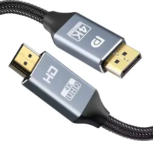 Reagle RDH100P DisplayPort to HDMI Cable 1m Gray