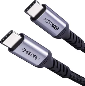 Kabel USB Reagle USB-C - USB-C 2 m Czarny (RUC200M)
