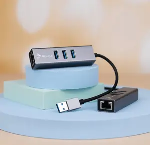 Karta sieciowa Reagle USB przejściówka LAN RJ45 1000 Mb Gigabit Ethernet HUB USB-A (5905261350497)