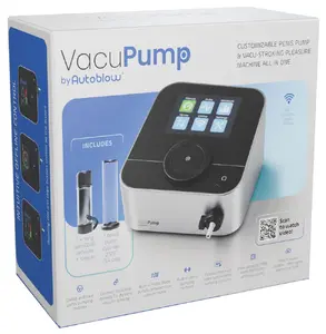 Электронная помпа для пениса Autoblow Vacupump с 4 функциями алюминий и силикон