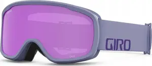 Giro Cruz snow goggles, Lilac Wordmark frame, Amber Pink mirrored lens, VLT 41% category S2