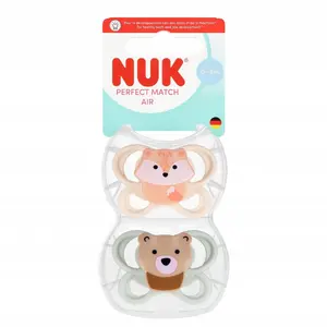 Nuk 10174006 USP Air Soother Set 0-2 Months 2 Pack