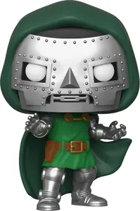 Funko Pop Doctor Doom Collectible Figure Marvel Comics Theme Window Box Packaging Height 9.5 mm