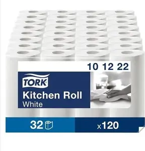 Tork 101222 Balts 2-kārtu virtuves dvieļa rullis 16,6m - 32 ruļļu iepakojums