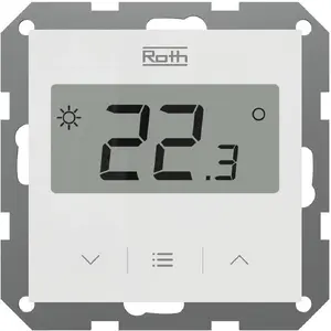 ROTH Touchline SL Встроенный комнатный термостат 230В белый