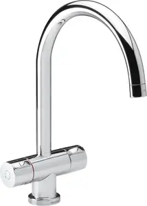 Damixa Titan virtuves maisītājs hroms standarta snīpis rotējoši vārsti augstums 32.1 cm