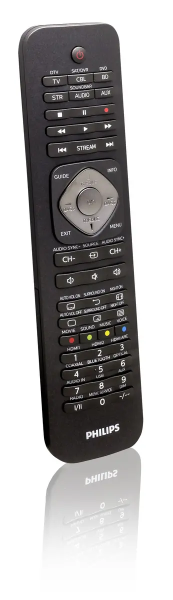 Philips SRP5016/10 tālvadības pults IR Wireless