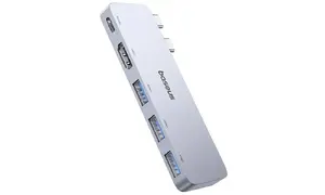Dokstacija Baseus Ultra Joy 5in1 USB-C PD 3xUSB 3.0 HDMI pelēka