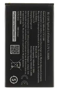 BL-L5H Li-Ion Battery for Nokia 105 4G 110 4G 130 1450mAh OEM