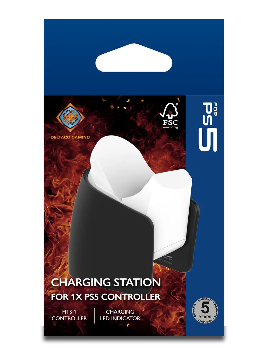 DELTACO GAM-185 Charging Station for PS5 Controller Photo 12