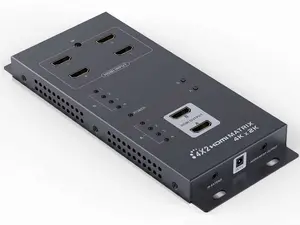 ATEN HDMI matricas slēdzis 4:2 4Kx2K ar audio un tālvadības pulti