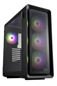 FSP CUT593P Datora korpuss Full Tower Melns ARGB ATX Micro ATX Mini-ITX